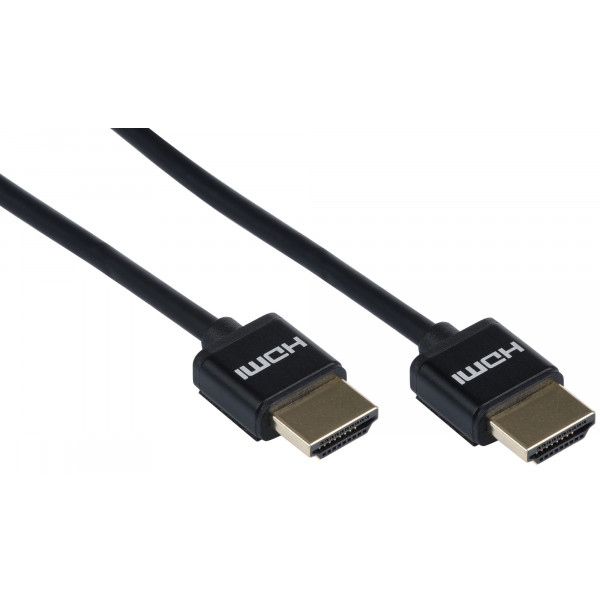 Кабель HDMI 2E Ultra Slim HDMI 2.0 AM/AM High Speed Black 3m (2EW-1119-3m)