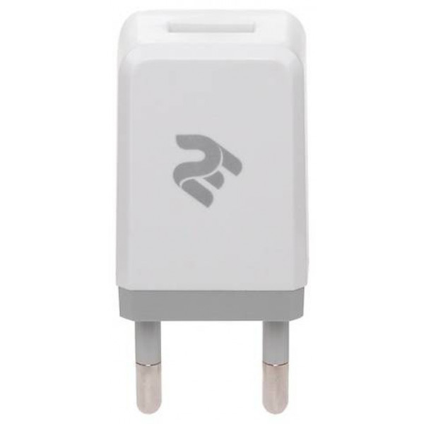 Мережевий зарядний пристрій 2E USB Wall Charger 1A White (2E-WC1USB1A-W)