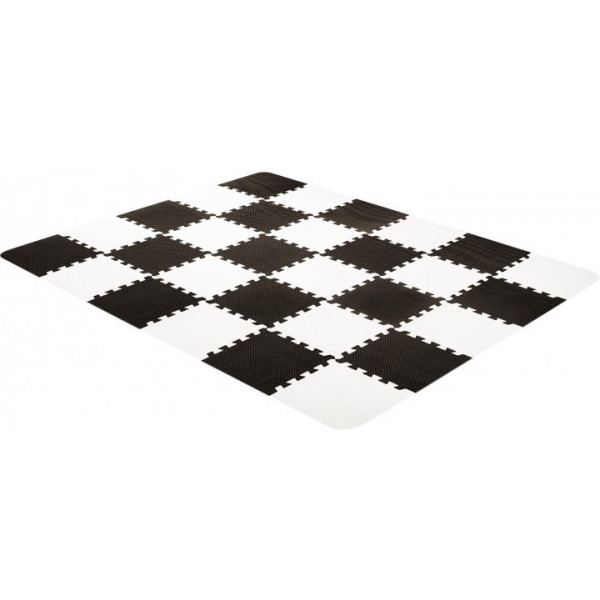 Килимок-пазл м'який Kinderkraft Luno Black 30 шт. (KKMLUNOBLK0000)