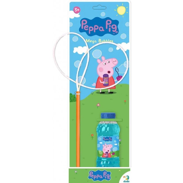 Мильні бульбашки Dodo Mega Bubbles Peppa Pig 450 мл (200178)