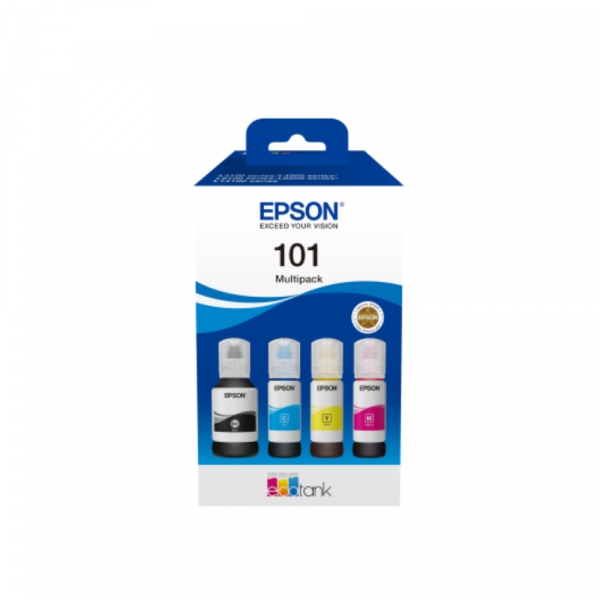 Чорнило Epson 101 EcoTank 4-colour Multipack (C13T03V64A)