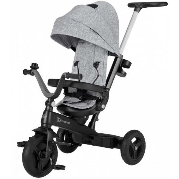 Триколісний велосипед Kinderkraft Twipper Grey (KRTWIP00GRY0000)