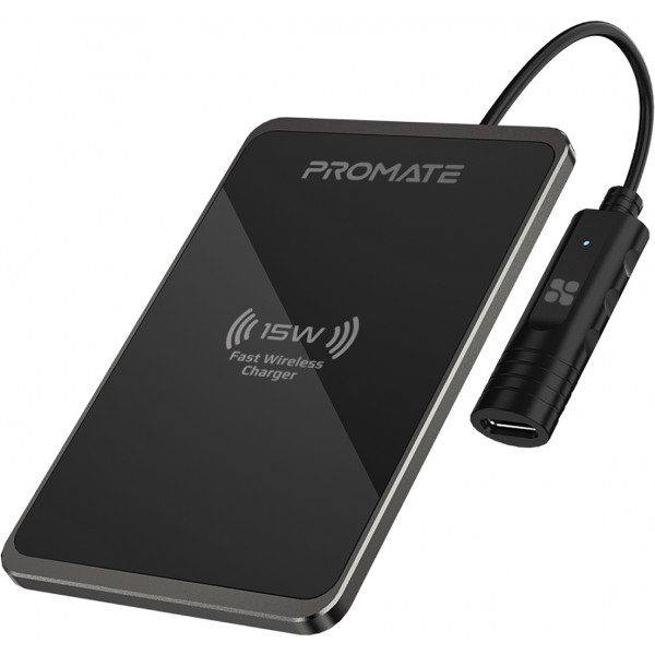 Зарядний пристрій Promate Auracard-15w.Black