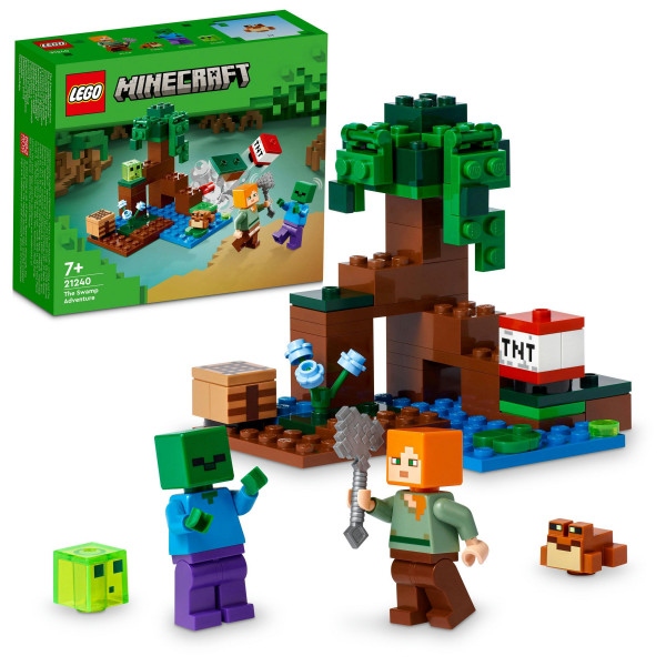 Конструктор LEGO Minecraft Пригоди на болоті (21240)