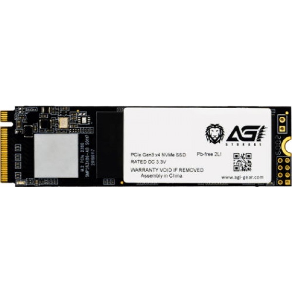 SSD-накопичувач внутрішній AGI M.2 2280 PCIe Gen 3x4 512GB (AGI512G16AI198)