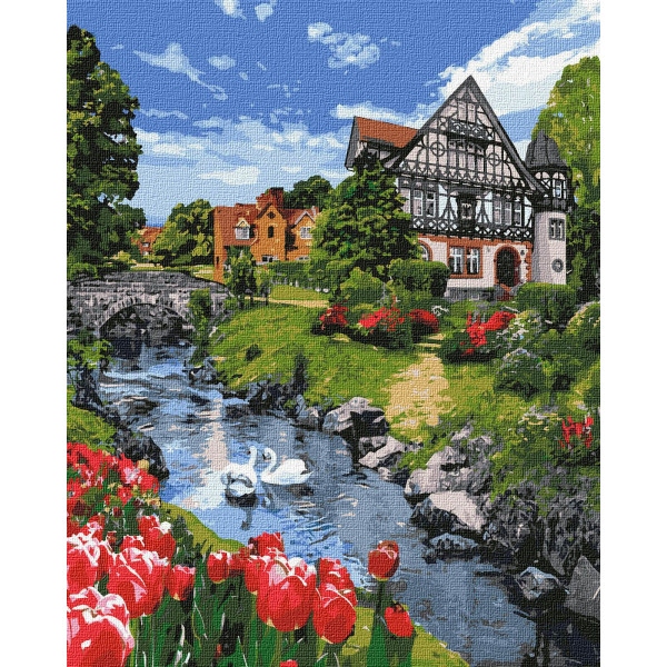 Картина за номерами Ideyka "Чарівний пейзаж" 40*50см (KHO2290)
