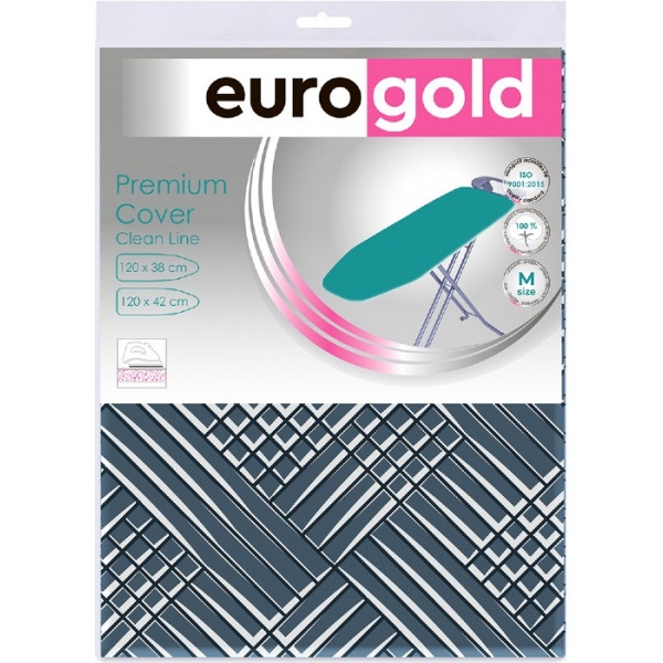 Чохол для прасувальної дошки Eurogold C34F3 Diagon eclipse 1020 Бавовна 110х30 см