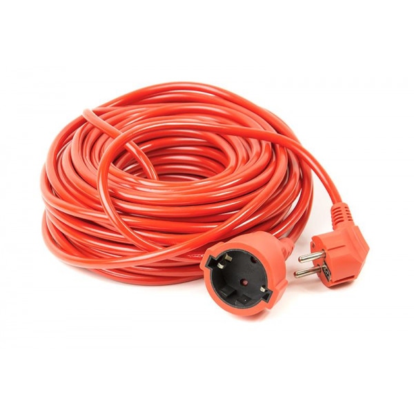 Подовжувач 220В PowerPlant PPCA10M50S1L 1 розетка 50m Orange