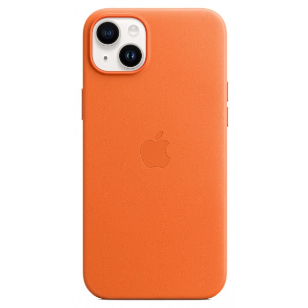 Чохол для смартфону Apple iPhone 14 Plus Leather Case with MagSafe - Orange (MPPF3)