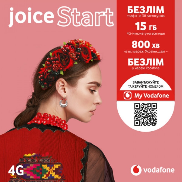 Стартовий пакет Vodafone JOICE START