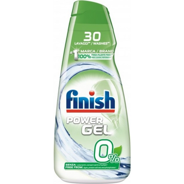 Гель для посудомийної машини Finish Power All in 1 Gel 0%e 600мл