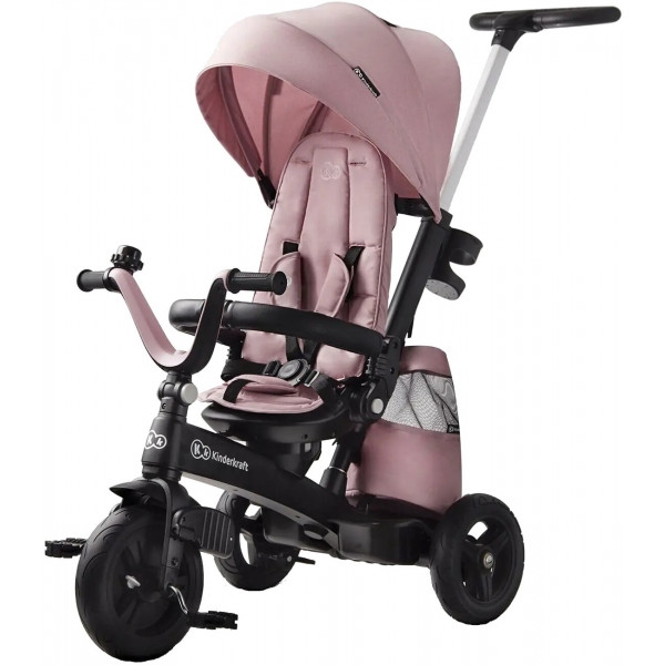 Триколісний велосипед Kinderkraft Easytwist Mauvelous Pink (KKRETWIPNK0000)