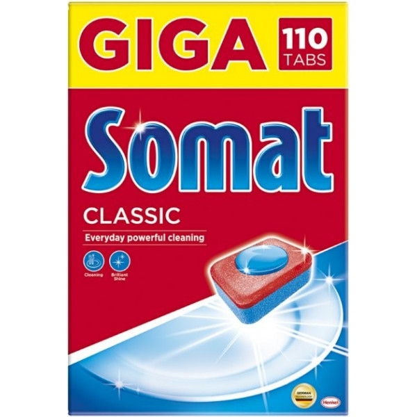 Таблетка для посудомийної машини Somat Класік, 110шт