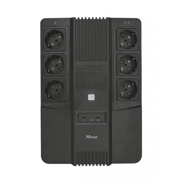 Джерело безперебійного живлення Trust Maxxon 800VA UPS Black (23326)