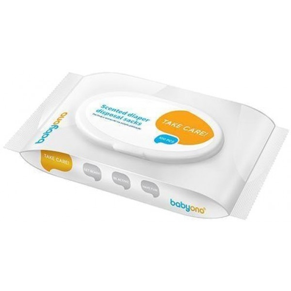 Пакети для утилізації запаху в накопичувачі BabyOno ароматизированные, 100 шт (1052)