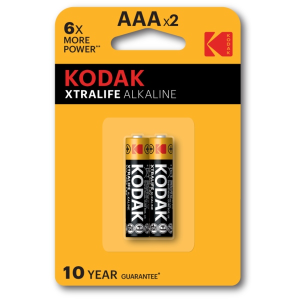 Батарейка тип AAA Kodak XTRALIFE LR03 1x2 шт. (30413399)