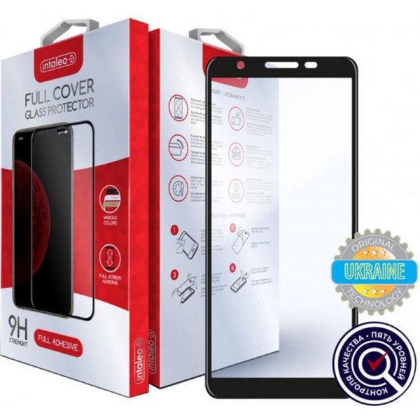 Захисне скло для смартфону Intaleo Samsung Galaxy A01 SM-A015 Full Glue Black (1283126505027)