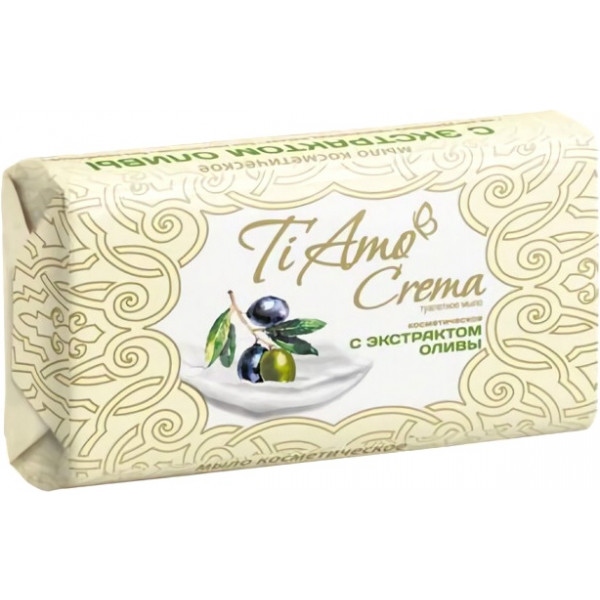 Тверде мило Ti Amo Crema c экстрактом оливы 140 г (4820195500996)
