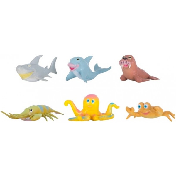 Набір ігрових фігурок Dinghua Play figures Жителі океану 6 шт. (D0103)