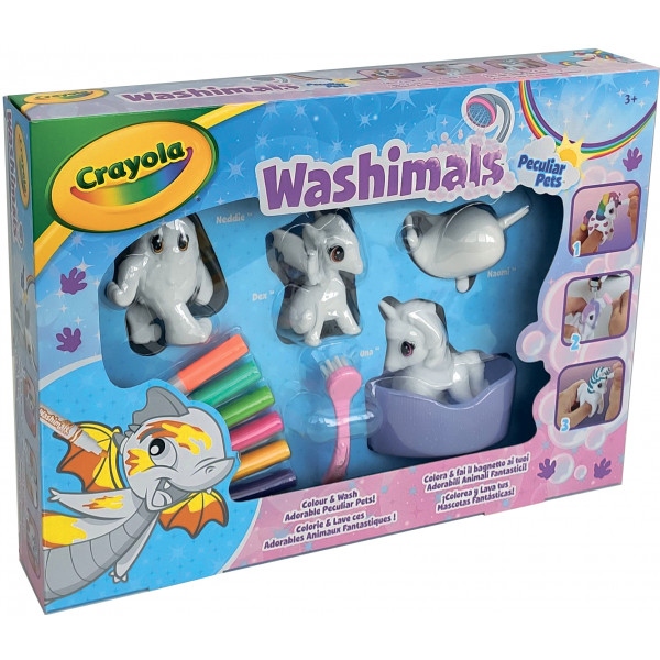 Набір для малювання Crayola Washimals Казкові тварини з ванною (25-7191)