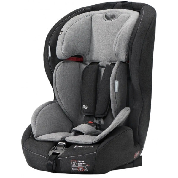Автокрісло Kinderkraft Safety Fix Black/Gray (KKFSAFEBLGR000)