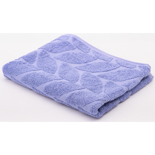 Рушник для рук GM Textile блакитний листочок махровий 40х70