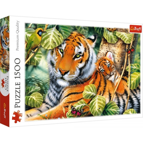 Пазли картонні (8 +) Trefl Два тигра 1500 ел. (26159)