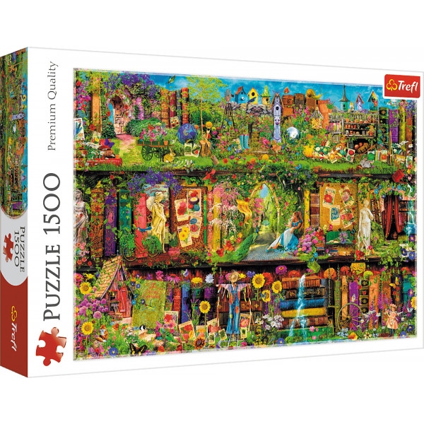 Пазли картонні (8 +) Trefl Казковий книжкову шафу 1500 ел (26165)