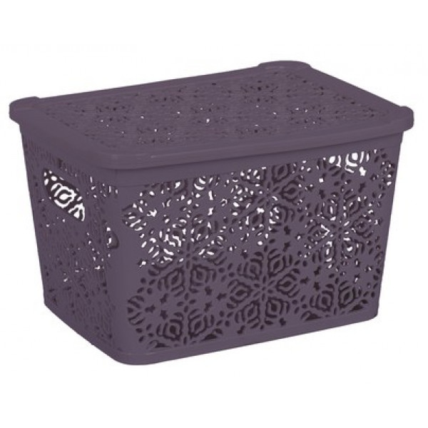 Корзина для зберігання VIOLET HOUSE 0402 №2 Ажур Plum с/кр. 7 л