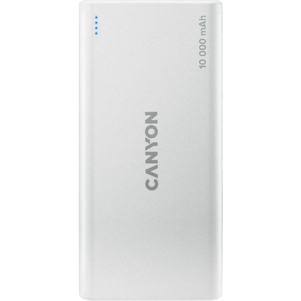 Батарея мобільна Canyon 10000mAh White (CNE-CPB1008W)