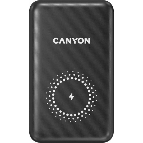 Батарея мобільна Canyon PB-1001 10000 mAh 18W PD+QC 3.0+10W (CNS-CPB1001B)