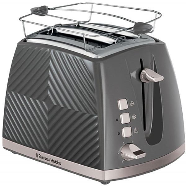 Тостер Russell Hobbs 26392-56 Groove Gray