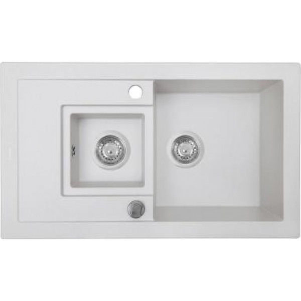 Мийка кухонна Perfelli Pierra PGP 536-78 White