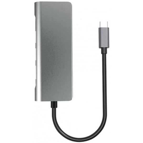 Хаб USB ProLogix USB-C 7 in 1 USB3.1 Type C to HDMI+2хUSB3.0+PD+Lan+TF+SD (PR-WUC-105B)