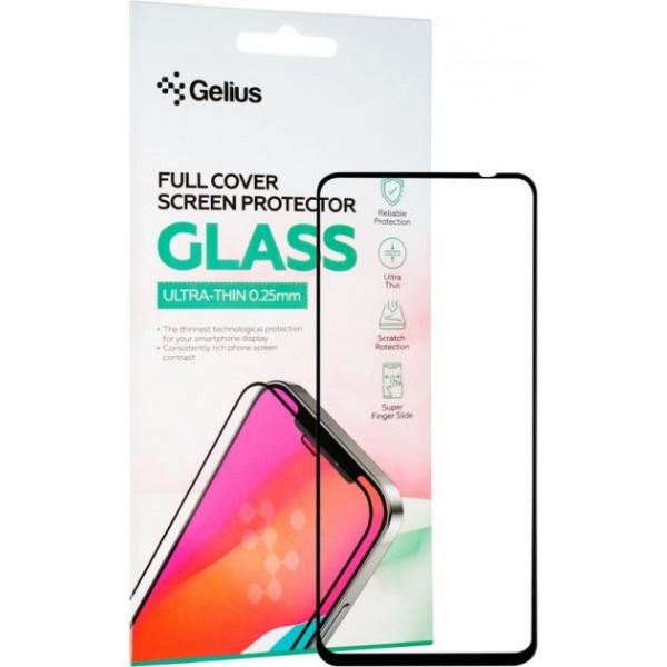 Захисне скло для смартфону Gelius Full Cover Ultra-Thin 0.25mm for Xiaomi Redmi 10/10 Prime Black (89787)