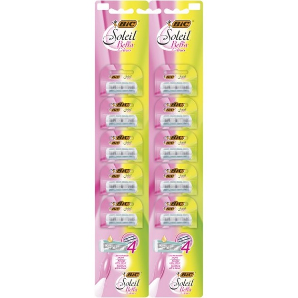 Станок жіночий одноразовий BIC Soleil Bella Colours 10 шт. (3086123508552)