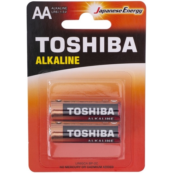 Батарейка тип AA Toshiba LR6 Economy Alkaline BP 1X2 (00159937)