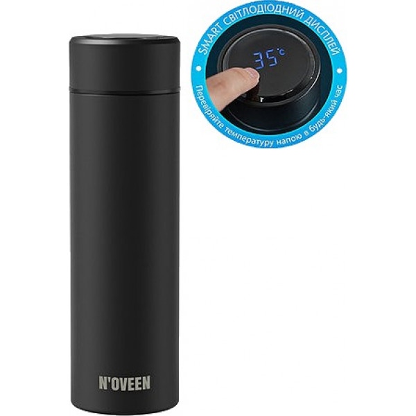 Термопляшка Noveen TB2310 Black 450 мл
