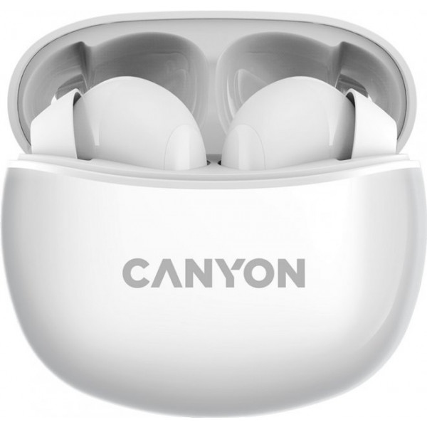 Навушники вкладиші бездротові TWS Canyon TWS-5 (CNS-TWS5W) White