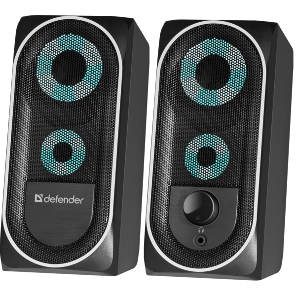 Комп'ютерна акустика компактна 2.0 Defender Solar 2 (65402)