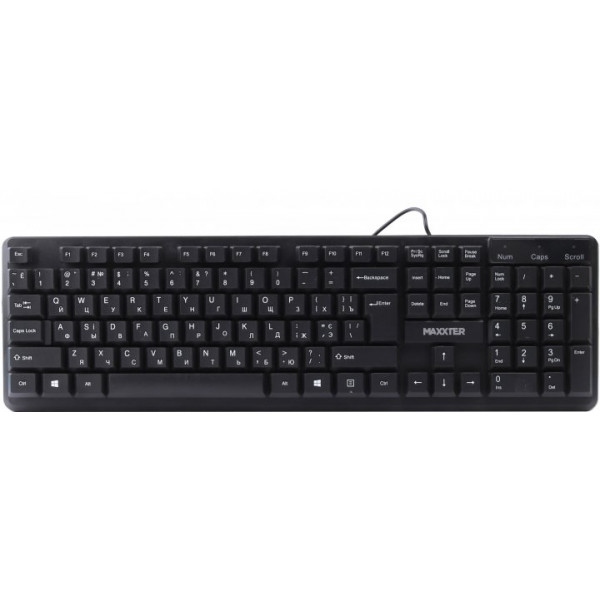 Клавіатура дротова Maxxter KBM-U01-UA