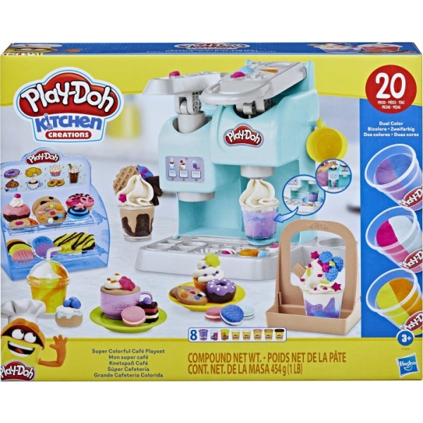 Набори для ліплення Play Doh Hasbro "Різнокольорове кафе" (F5836)