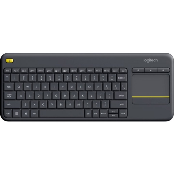 Клавіатура бездротова для Smart TV Logitech Touch K400 Plus UA Black (920-007145)