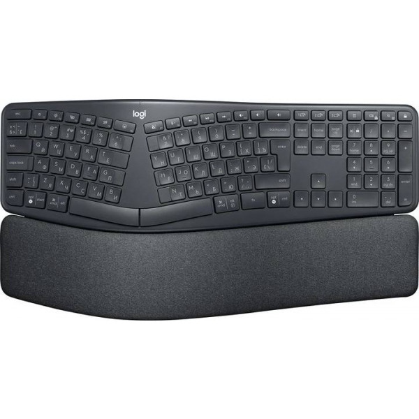 Клавіатура бездротова Logitech K860 Ergo BT Graphite UA (920-010108)