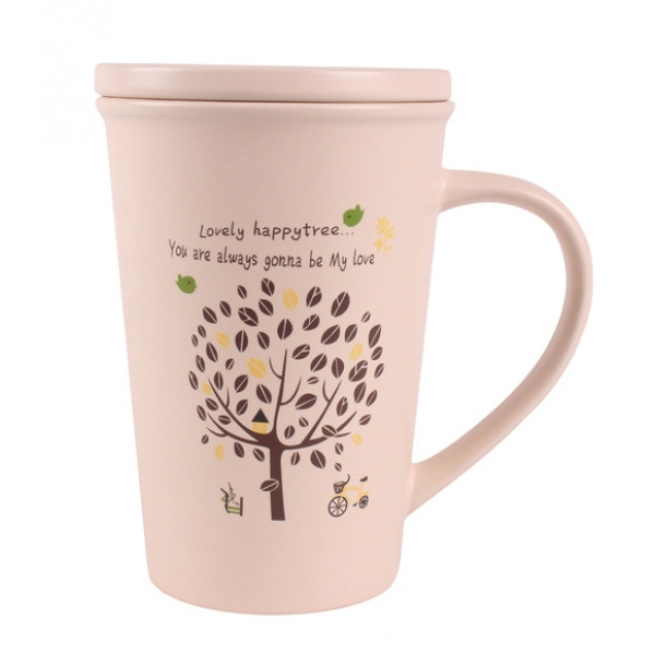 Чашка Limited Edition Tree 390 мл White (HTK-046)