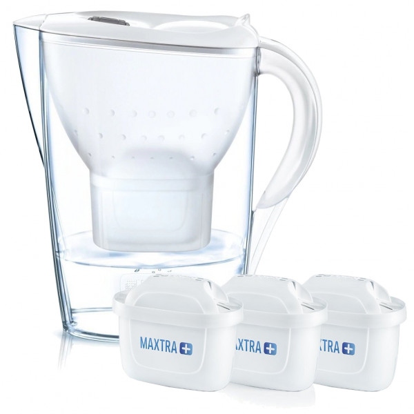 Фільтр-глечик Brita Marella Memo Білий+3 картриджа