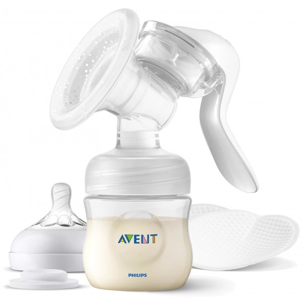 Механічний молоковідсмоктувач Philips Avent з пляшкою (SCF430/10)