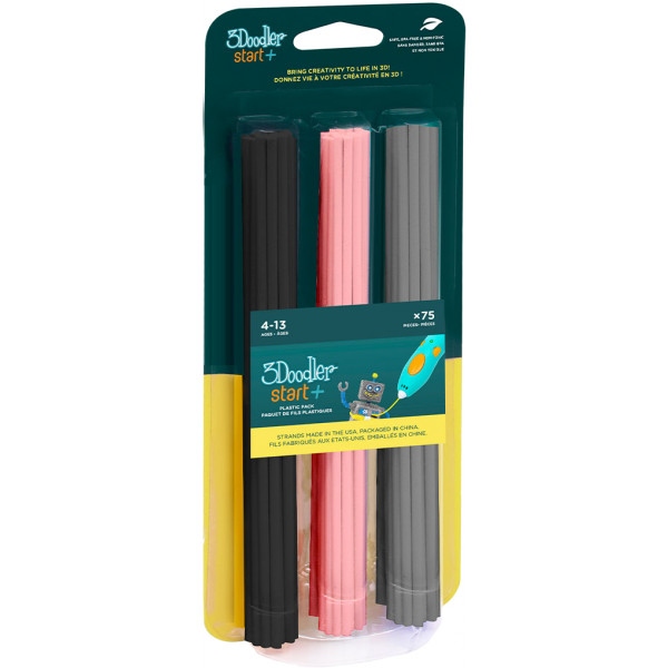 3D пластик 3Doodler Start - Мікс (3DS-ECO-MIX3-75)