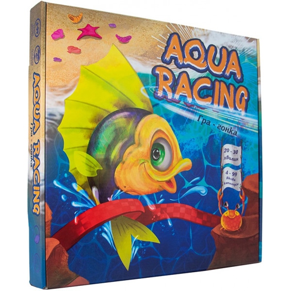 Настільна гра стратегічна (3-4 роки) Strateg Aqua racing (30416)