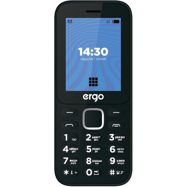 Мобільний телефон Ergo E241 Dual Sim Black